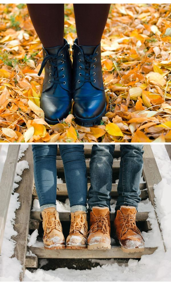 seasonal leather boots