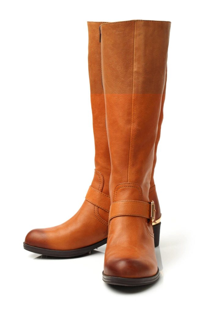 Feminine Flair leather riding boots women
