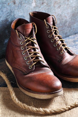 full grain leather hiking boots
